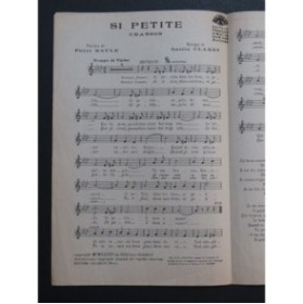 Si Petite Gaston Claret Lucienne Boyer Chant 1932