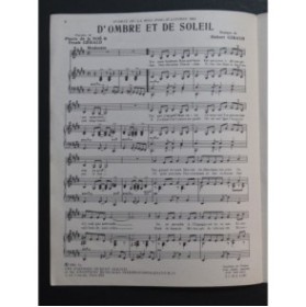 D'Ombre et de Soleil Erik Montry Chant Piano 1965