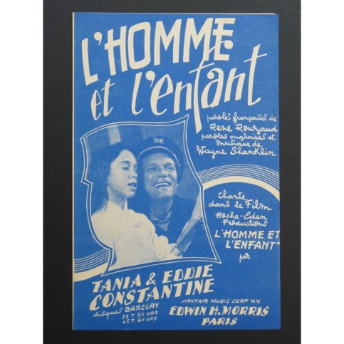 L'Homme et l'Enfant Tania Eddie Constantine Chant 1953