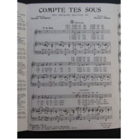 Compte tes sous Florence Véran Chant Piano 1956