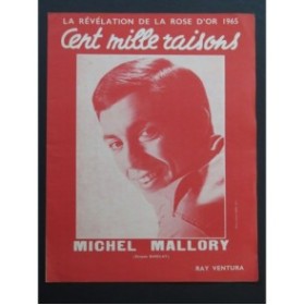 Cent Mille Raisons Michel Mallory Chant Piano 1965