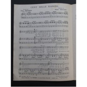 Cent Mille Raisons Michel Mallory Chant Piano 1965