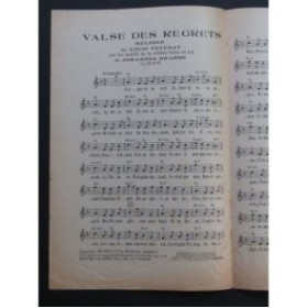 Valse de Regrets Johannes Brahms Georges Guétary Chant 1943