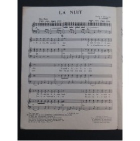 La Nuit Adamo Chant Piano 1964