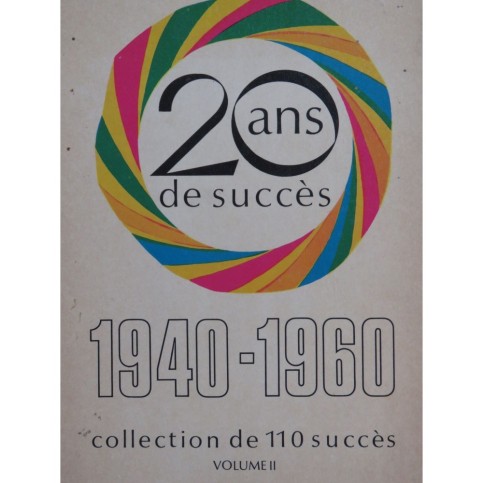 1940-1960 Collection de 110 Succès Accordéon Chant