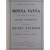 FÉVRIER Henry Monna Vanna...