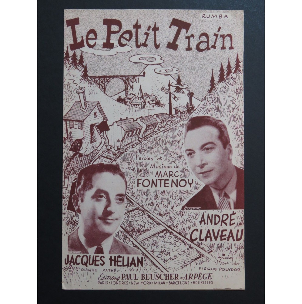 Le Petit Train Tch-Tch Fou Marc Fontenoy Chant 1952