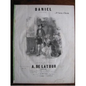 DE LATOUR Aristide Daniel Chant Piano ca1845
