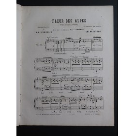 NEUSTEDT Charles Fleur des Alpes Tyrolienne Piano 1873
