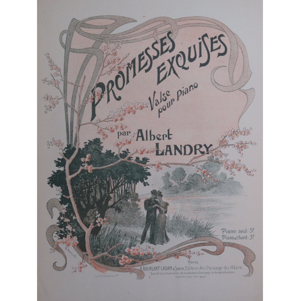 LANDRY Albert Promesses Exquises Piano
