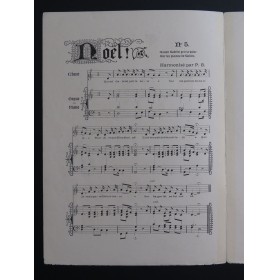 Noël No 5 Quand Gabriel prit la volée Chant Piano ou Orgue ca1900