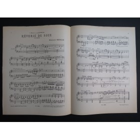 SEIGLE Fernand Rêverie du Soir Piano ca1906