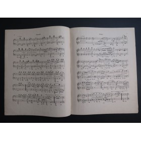 BEHR François Gavotte Pompadour op 499 Piano 4 mains ca1885