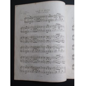 HÜNTEN François Marche du Tournoi Piano ca1840