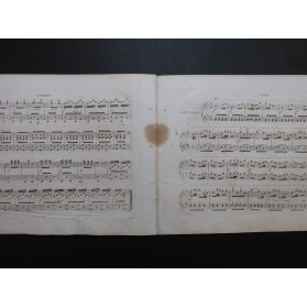 LEDUC Alphonse Les Petits Chasseurs Quadrille Piano 4 mains ca1840