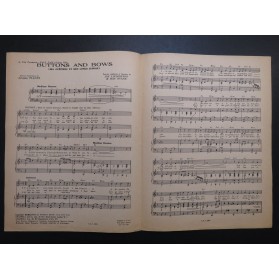 LIVINGSTON Jay et EVANS Ray  Buttons and Bows Chant Piano 1948
