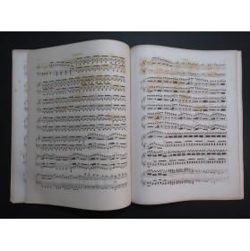 ROSSINI G. Le Barbier de Séville Ouverture Piano 4 mains ca1845