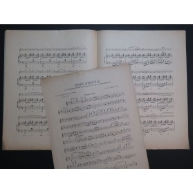 OFFENBACH Jacques Barcarolle Piano Violon 1928