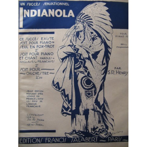 HENRY S. R. Indianola Piano 1917