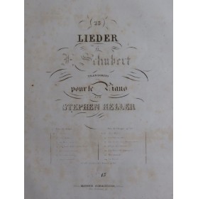 SCHUBERT Franz Le Roi des...
