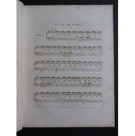 SCHUBERT Franz Le Roi des Aulnes Piano ca1840