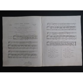 LAFONT P. C'est une larme Chant Piano ou Harpe ca1830