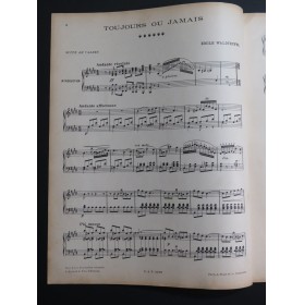 WALDTEUFEL Émile Toujours ou Jamais Piano ca1880