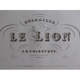 TOLBECQUE J. B. Le Lion...