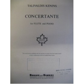 KENINS Talivaldis Concertante Flûte Piano