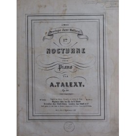 TALEXY Adrien Nocturne No 1...