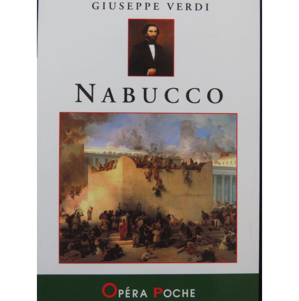 VERDI Giuseppe Nabucco Livret Dictionnaire 1995