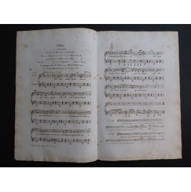 PANSERON Auguste Emma Chant Guitare ca1830