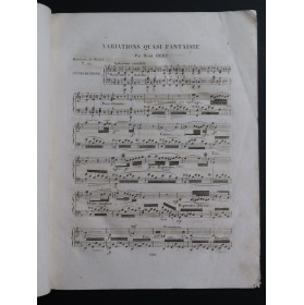 HERZ Henri Variations Notre Dame du Mont Carmel op 43 Piano ca1820