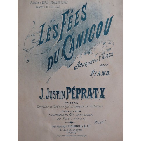 PÉPRATX J. Justin Les Fées du Canigou Piano