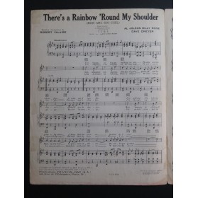 JOLSON ROSE DREYER There's a Rainbow Round My Shoulder Chant Piano 1929