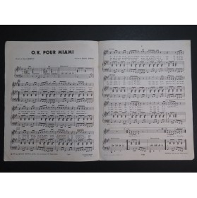 Ok pour Miami C. Jérôme Chant Piano 1975