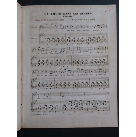 DAVID Félicien Un amour dans les nuages Chant Piano ca1840