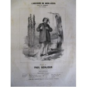 BONJOUR Paul L'histoire de mon aïeul Chant Piano ca1840