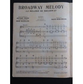 BROWN Nacio Herb Broadway Melody Chant Piano 1929