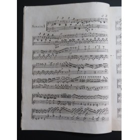 DUSSEK J. L. Trois Sonates op 9 Clavecin ou Piano ca1800