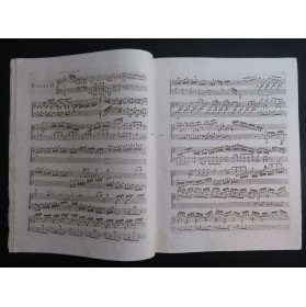 DUSSEK J. L. Trois Sonates op 9 Clavecin ou Piano ca1800