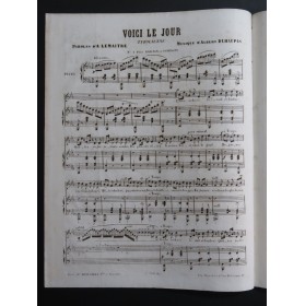 DUHAUPAS Albert Voici le Jour Chant Piano ca1858