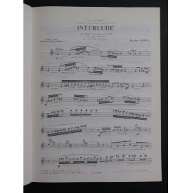 BOZZA Eugène Interlude Flûte ou Flûte à bec 1978