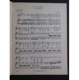 LOEWE Carl Six Songs Chant Piano 1908