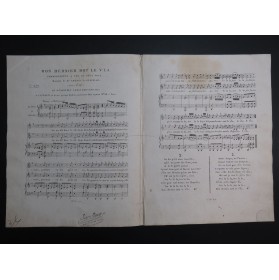 DE BEAUPLAN Amédée Mon dernier mot le V'la Chant Piano ou Harpe ca1820