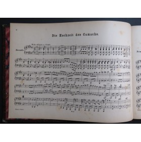 MENDELSSOHN Ouverturen Ouvertures Piano 4 mains XIXe