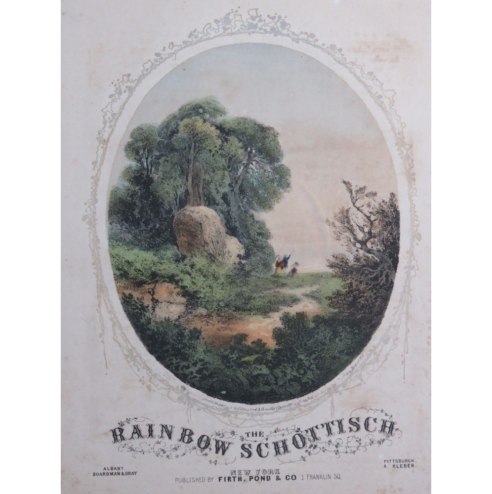 KLEBER Henry Rainbow Schottisch Piano ca1850