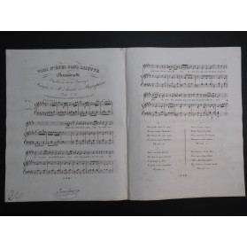 DE BEAUPLAN Amédée Vous n'êtes plus Lisette Chant Piano ca1830