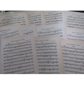 MOZART W. A. Concert KV 488 pour Piano Orchestre