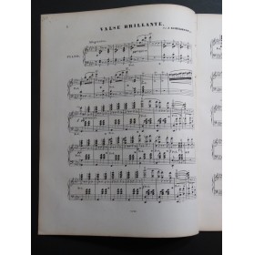 SCHULHOFF Jules Grande Valse Brillante op 6 Piano 1846